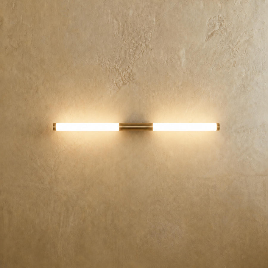 Ultra-Slim Linear LED Bathroom Wall Light Horizontal or Vertical Dimmable