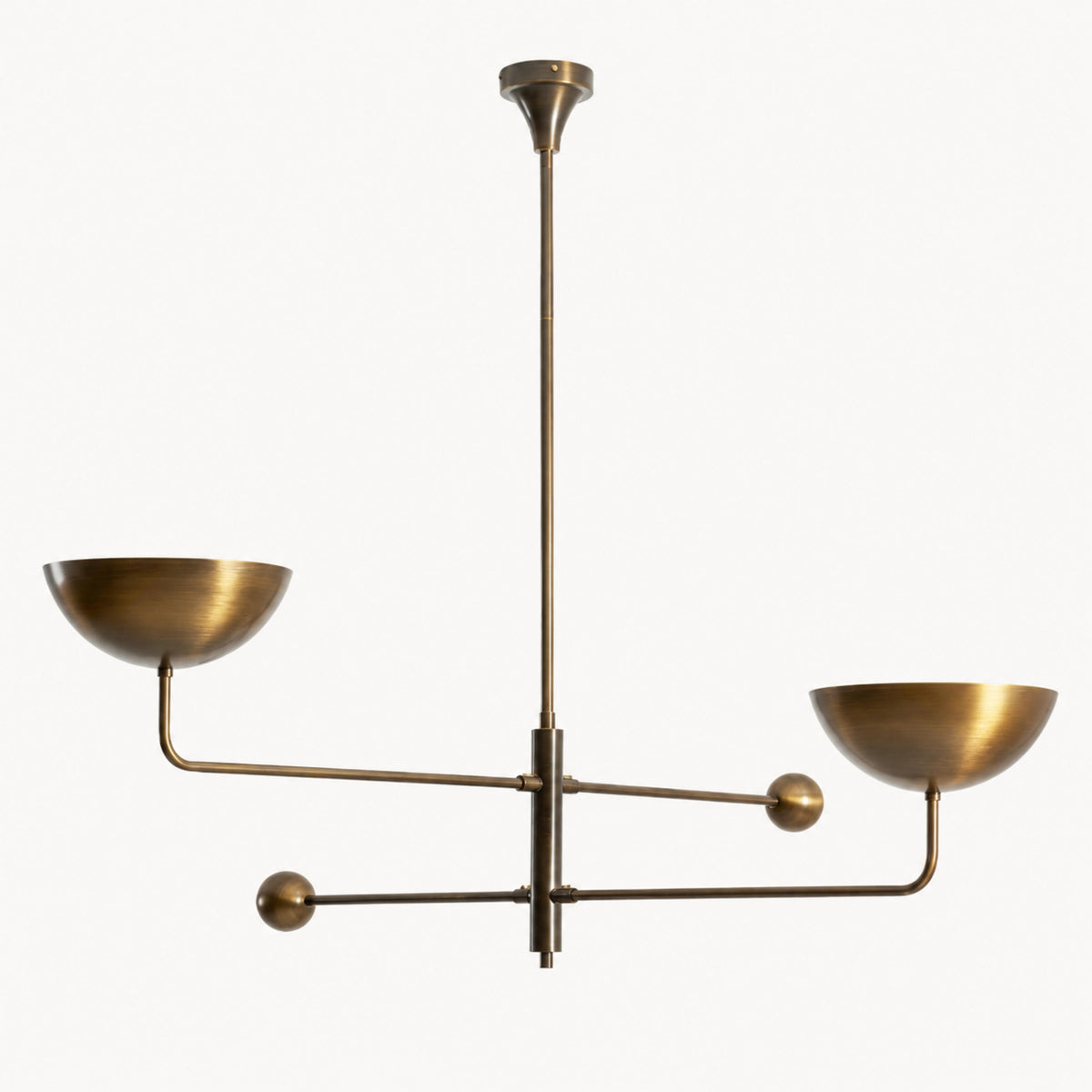 Nautical Antique Brass Chandelier with E27 Sockets for Dining Room & Entry