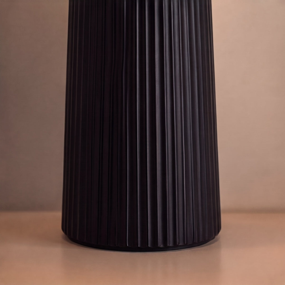 Resin Base Adjustable Height Table Lamp in Green White Latte Black or Dark Red