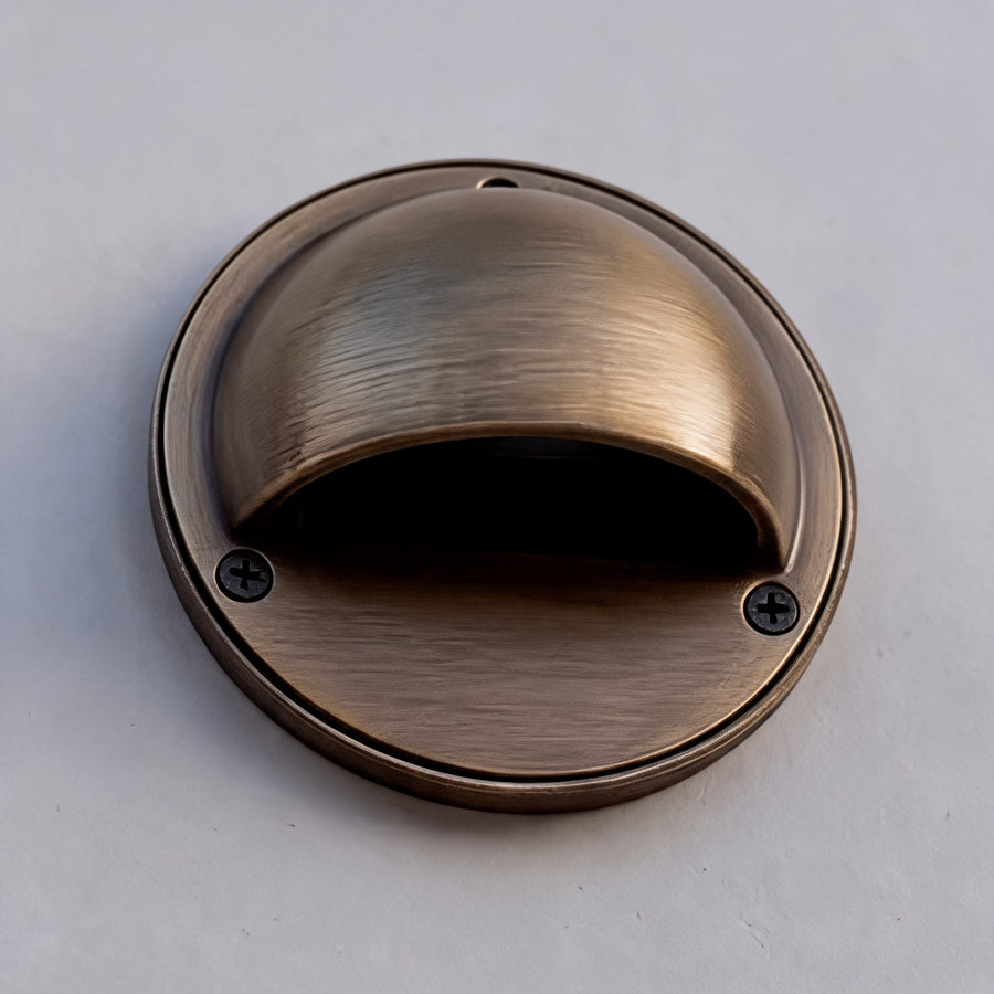 Compact 10 cm Adjustable Metal LED Wall Lamp in Brass Copper Black or Silver