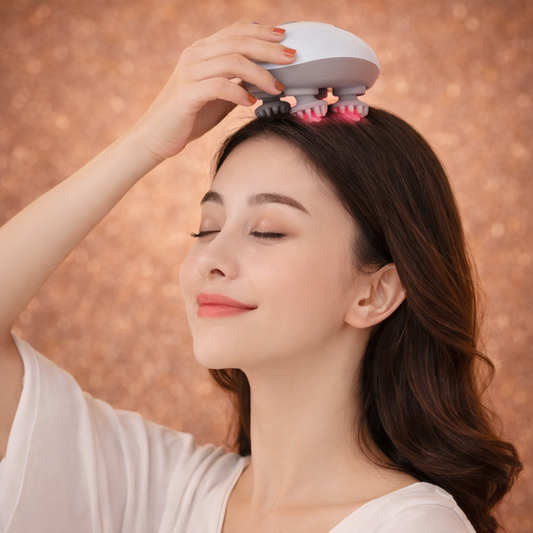 Red Light Therapy Scalp Massager