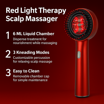 Red Light Hair Growth Scalp Massager