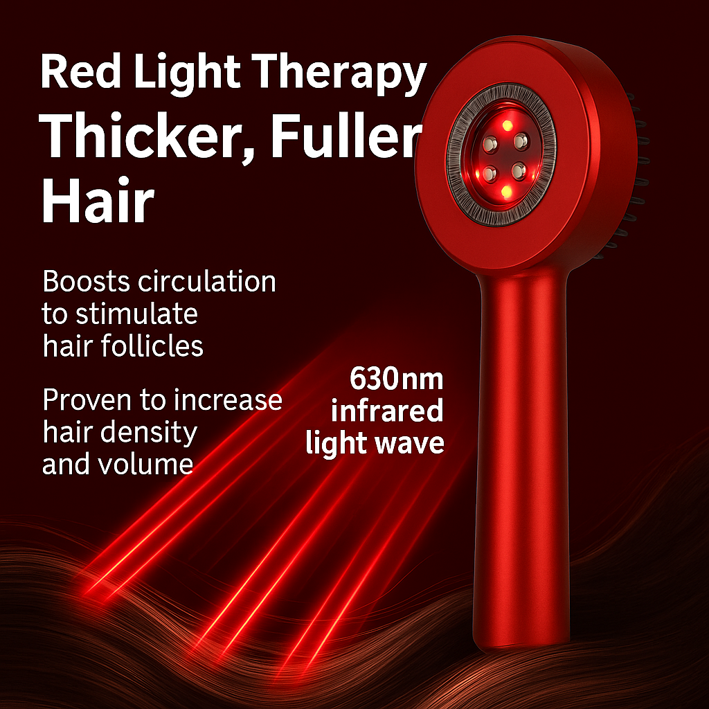 Red Light Hair Growth Scalp Massager
